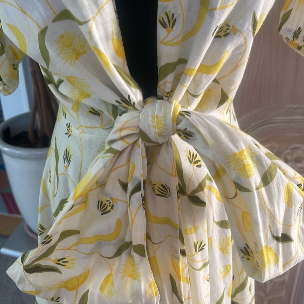 Monsoon and Beyond Lola Dress, Yellow Mangrove - Picture 5 of 12